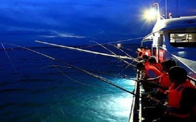 Squid Fishing Halong Bay